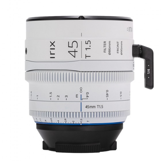 Irix Cine 45mm T1.5 Blanc pour Fuji X Metric