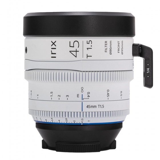 Irix Cine 45mm T1.5 Objektiv Weiß für Canon EF Metric