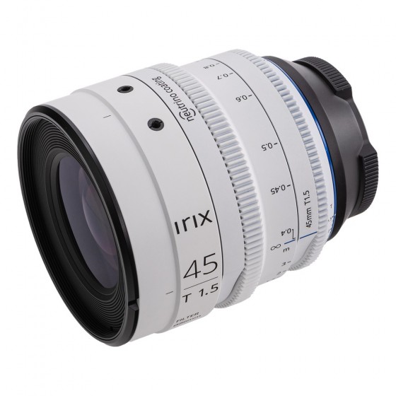 Irix Cine 45mm T1.5 Objektiv Weiß für Canon EF Metric