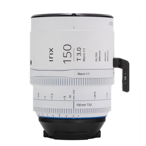 Irix Cine Lens 150mm T3.0 Macro White for PL-mount Metric