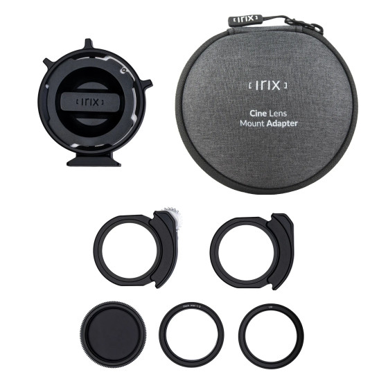 Adaptador Irix PL a Sony E con Drop-In – Set extendido